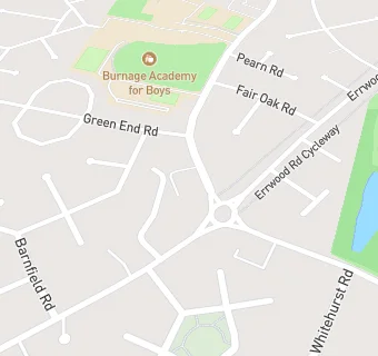 map for Green End Convenience Store