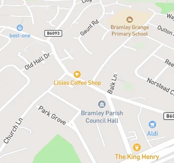 map for Bramley Dental Practice