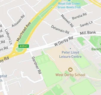 map for West Derby School