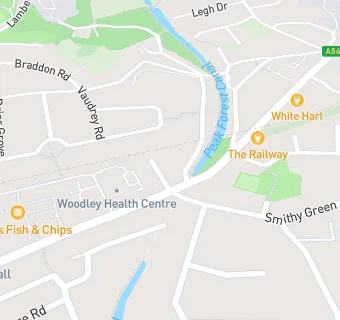 map for Woodley Methodist Church