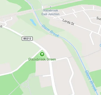 map for Glazebrook Post Office