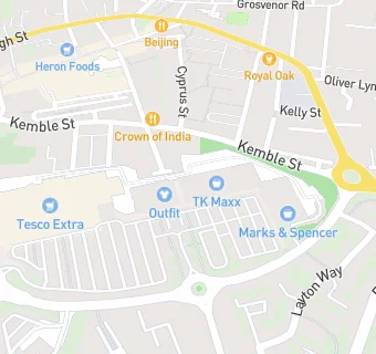 map for Tesco