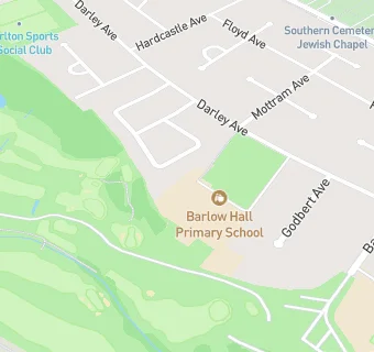 map for Barlow Hall Junior School