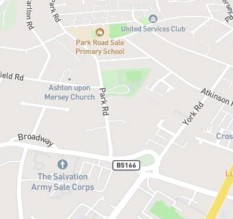 map for Park Road Playgroup