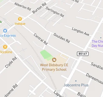 map for West Didsbury Primary School