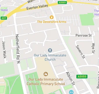 map for Our Lady Immaculate Church