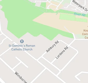 map for St Dominic's RC Infant School