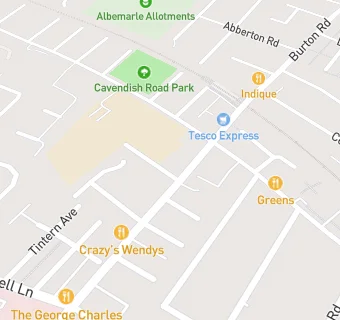 map for The Chippy On Burton Road