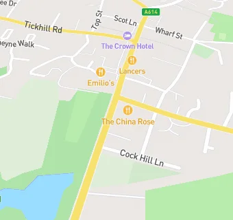 map for Bawtry Hall