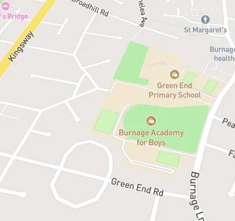 map for Burnage Academy for Boys