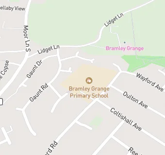 map for Bramley Grange Primary School