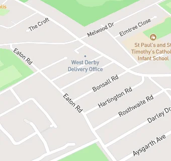 map for West Derby Pre-School