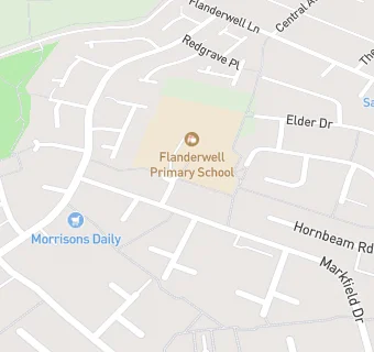 map for Flanderwell Primary School