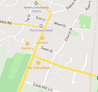 map for Bawtry Dental Practice