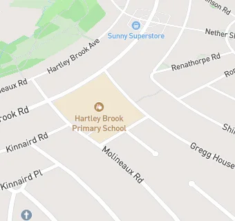 map for HBH Academy (Hartley Brook Site)