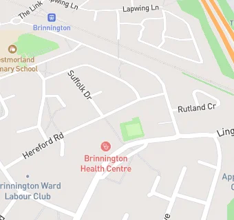 map for Brinnington Community Centre