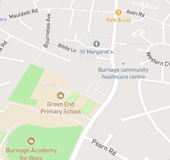 map for Green End Primary School