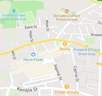 map for B P Devlin's