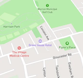 map for Grove Road Surgery