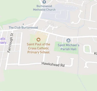 map for St Paul of the Cross Catholic Primary School