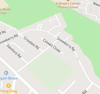 map for Colwell Primary School