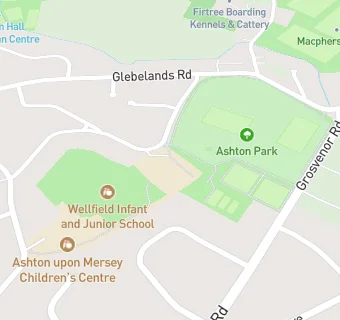 map for Wellfield Junior School