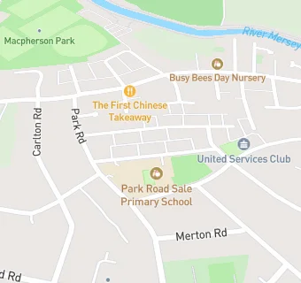 map for Park Road Primary School