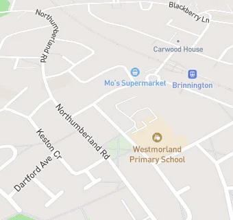 map for Maycroft Infant School