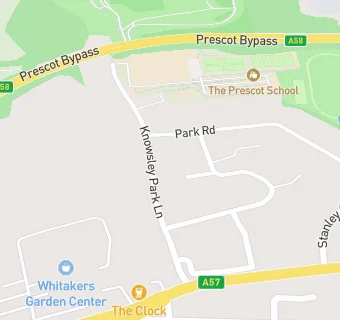 map for The Prescot School