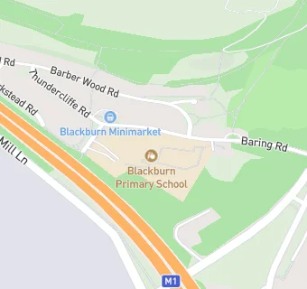 map for Blackburn Primary School