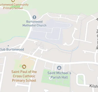 map for Burtonwood Village Surgery