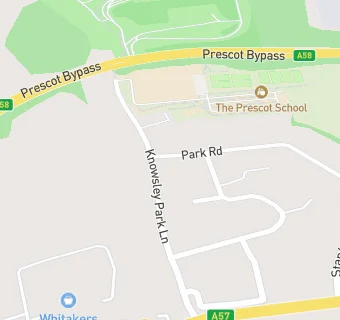 map for The Prescot School