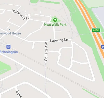 map for Brinnington High School