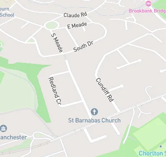 map for Chorlton and Didsbury Foodbank