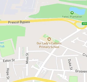 map for Our Lady's Catholic Primary School