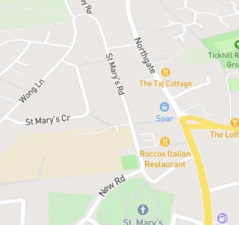 map for Tickhill St Marys C Of E Primary And Nursery School