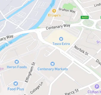 map for Tesco Extra