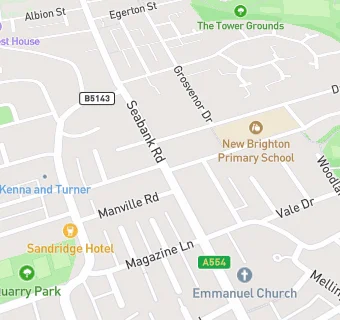 map for New Brighton Primary School