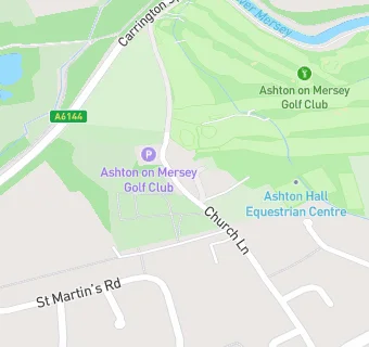 map for Ashton on Mersey Golf Club (Bar)