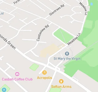 map for St Mary's Church of England Primary School, West Derby