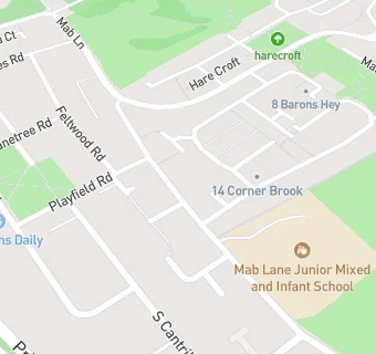 map for Mab Lane County Junior School