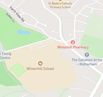 map for Winterhill School