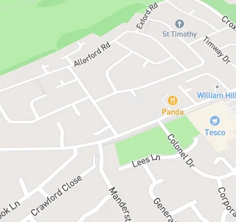 map for Deysbrook Community Cafe