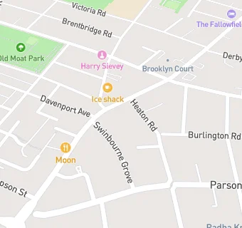 map for Bupa Dental Care, Withington