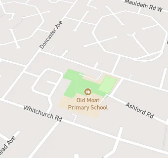 map for Old Moat Primary School