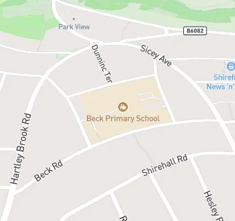 map for Beck Primary School