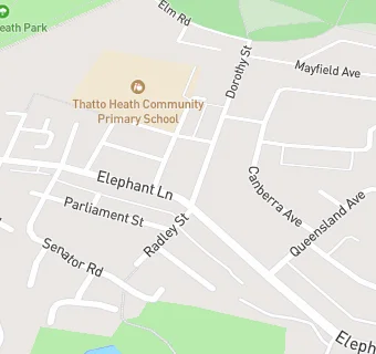 map for Thatto Heath Labour Club