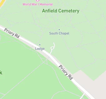 map for Anfield Community Comprehensive School