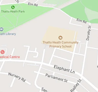 map for Thatto Heath Childrens Centre