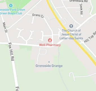 map for Grenoside Grange